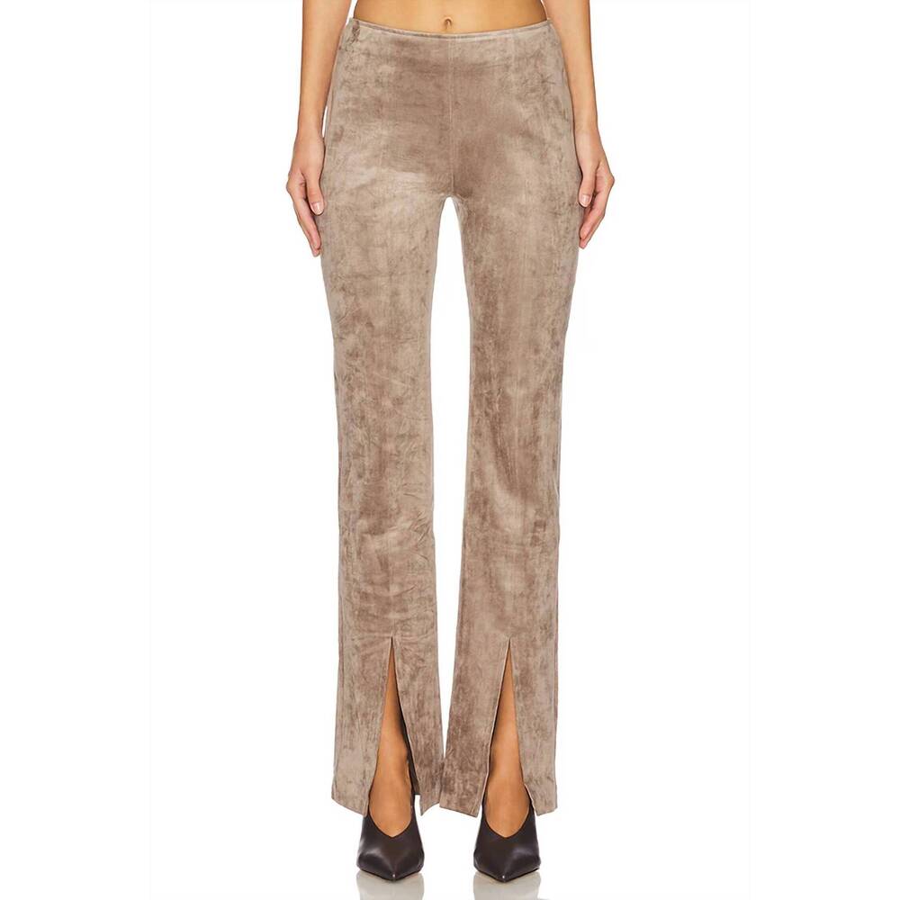 NEW AMANDA UPRICHARD tavira pants in taupe